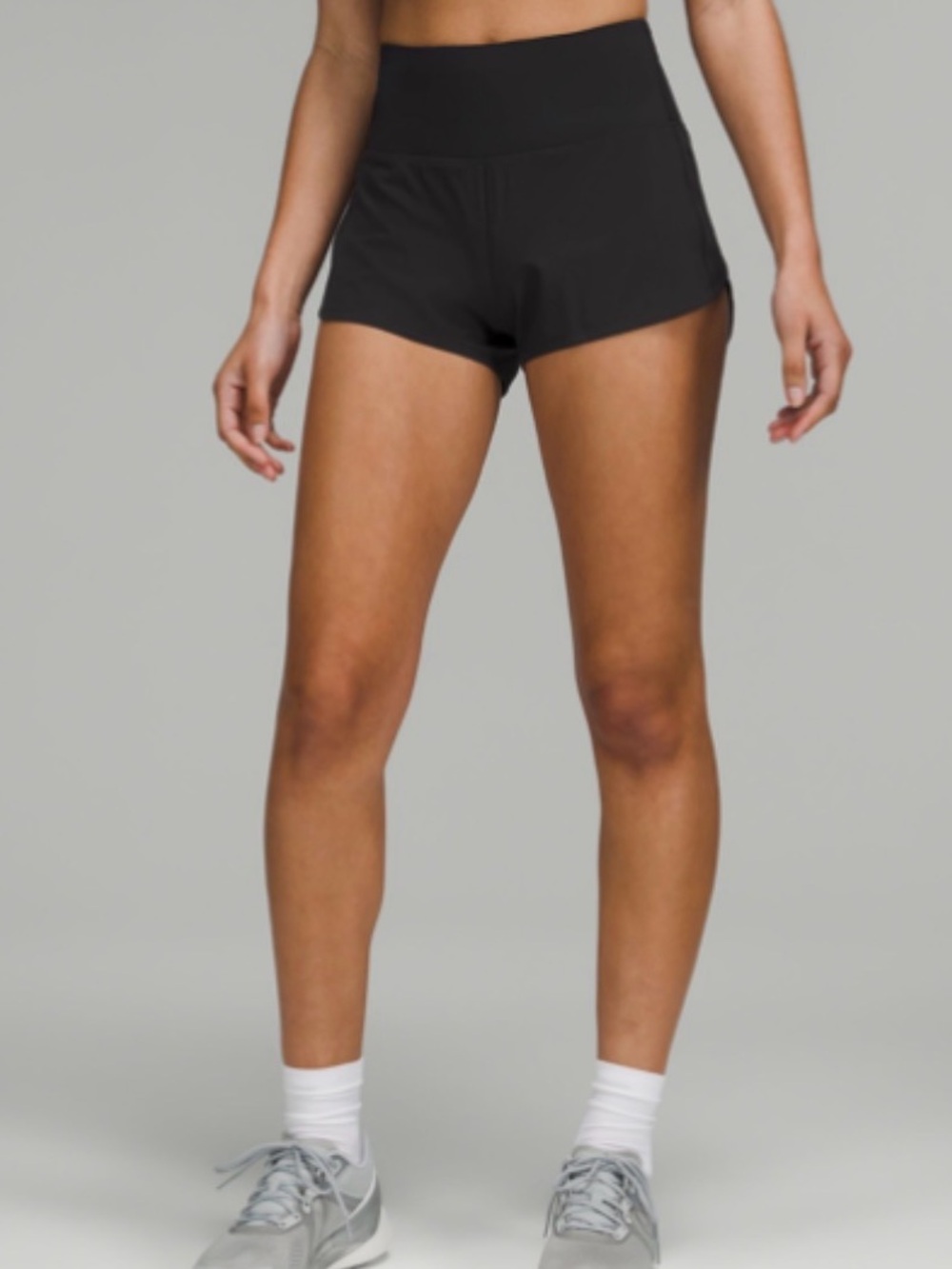 lululemon athletica Black Speed up HR Short 2.5 lined